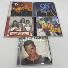Y2K Pop Music CD Lot 98 Degrees Destacados Destiny&rsquo;s Child Ricky Martin Baha Men