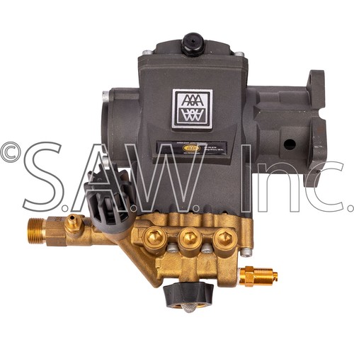 9.6GA12 AAA Pressure Washer Pump 2.5 GPM @ 3400 Max Burst PSI 3/4" Hollow Shaft - Picture 3 of 4