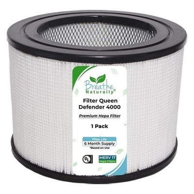 FilterQueen Defender 4000 Medi filter OEM with 2 Charcoal Wraps