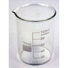 Beaker, Low Form, Glass, 100Ml, Pk12 (Formerly Lab Safety Supply),  5Ygz0