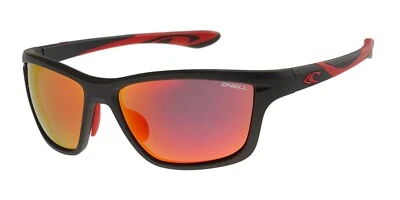 O'Neill Lunettes de Soleil Homme ONS-9056 2.0 104P Noir Mat/Rouge / Polarisé - Photo 1/4