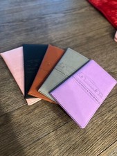 Car Registration and Insurance Card Holder -Leather Vehicle Glove Box Automobile