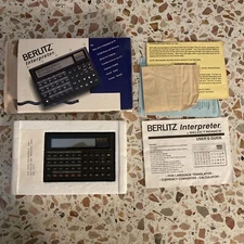 Berlitz Interpreter French English Italian German Spanish Selectronics TESTED