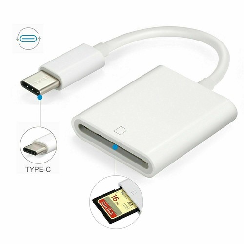 USB 3.1 Typ C USB-C auf SD/TF Speicherkarte Lesegerät Adapter für MacBook Handys - Bild 1 von 8