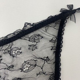 Agent Provocateur Black Summer Thong AP5 Extra Large NWT $115