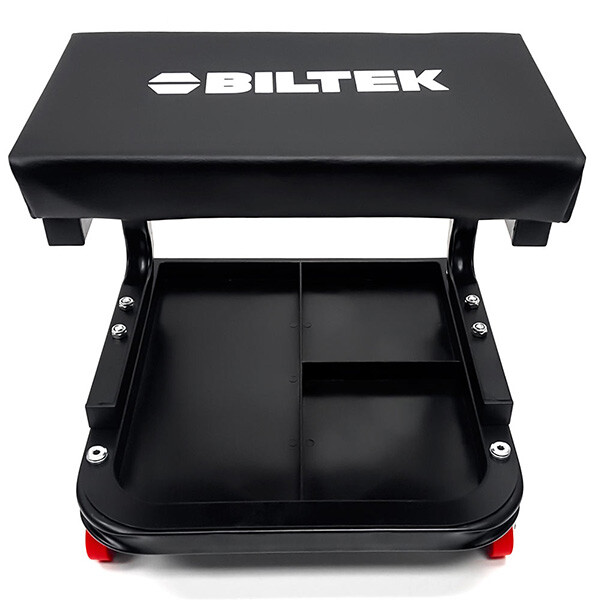 Steel Frame Mechanics Creeper Seat with Tool Tray Comfortable Rolling