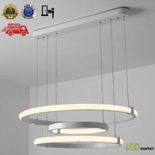 Plafoniera led 125W sospensione 3 anelli forma lampadario 800mm cerchio moderno led