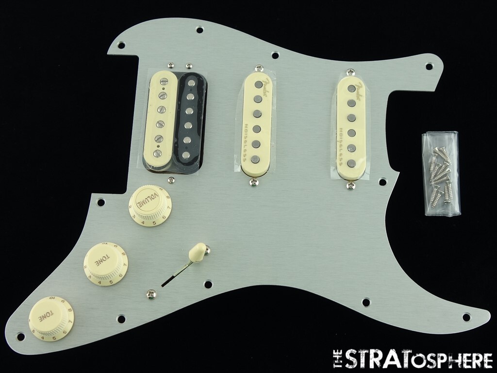 Fender American Ultra Luxe Strat HSS Floyd Rose LOADED PICKGUARD S1 Double Tap!