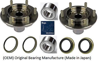 Toyota 4Runner 4WD 1996-2002 Front Wheel Hub&Bearing&Seal Kit (OEM) KOYO (PAIR)