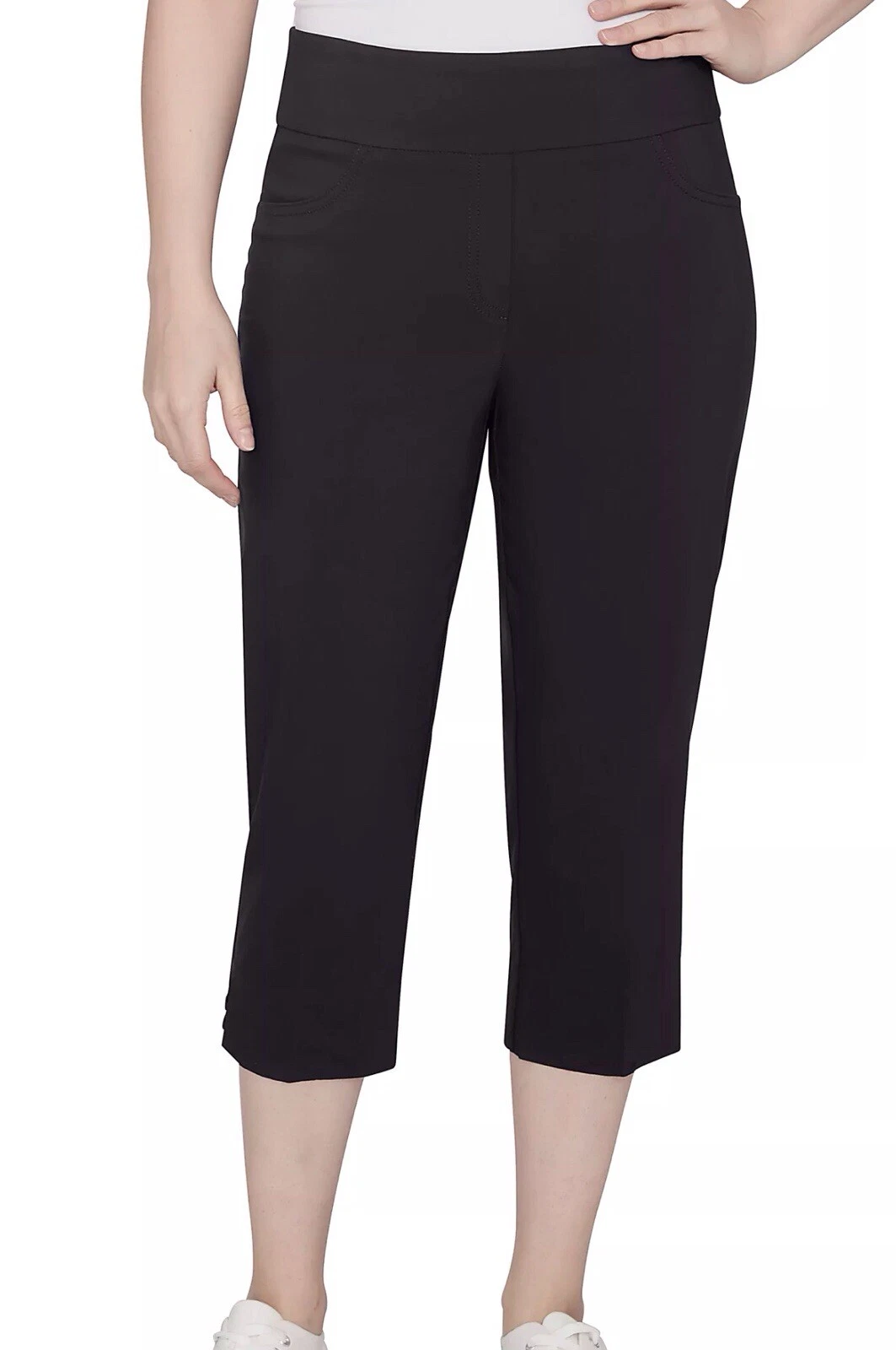 Ruby Rd. Women’s Black Stretch Slimming Pull-On Capri Pants Size 6
Opens in a new window or tab