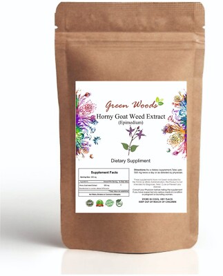 Horny Goat Weed (Epimedium) Extrakt 40% Icariin Pulver Nahrungsergänzung