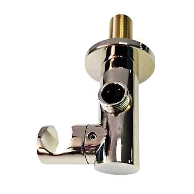 Bristan Rare Round Shower Accessory Wall Outlet and Bracket in Gold