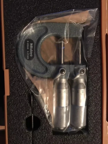 Unopened Mitutoyo Limit Micrometers 113-102 0- 25mm MSRP 300$ with invoice