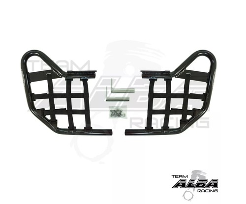 Warrior YFM 350 Nerf Bars Alba Racing Black bar Blue nets 210 T1 Blemish
