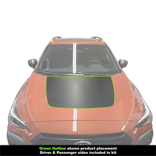 Crux Motorsports Hood Stripe Overlay for 2024 + Subaru Impreza & Crosstrek - Picture 2 of 4