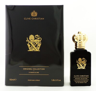 X Masculine by Clive Christian PERFUME Spray 1.6 oz./ 50 ml. New in Sealed Box