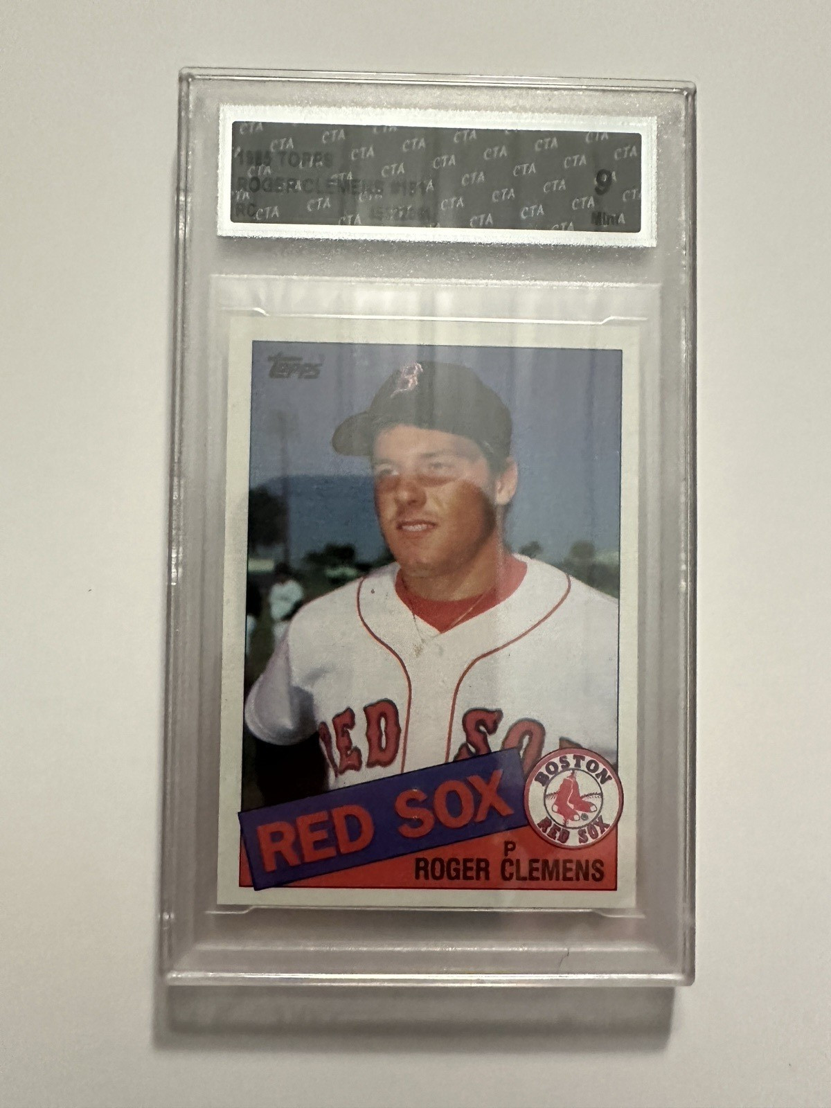 Roger Clemens #181 CTA/PSA Graded Mint 9 (1985 Topps)