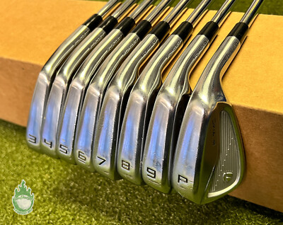 Used TaylorMade P-7MC Forged Irons 3-PW Project X 6.0 Stiff Flex 