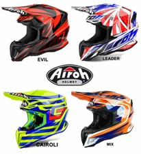 CASQUE AIROH TWIST LEADER MX CAIROLI EVIL ..Motocross  Enduro  Supermotard MX SX