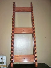 Drumstick display rack  Holds 20 pair of drum sticks   Stained Cherry 