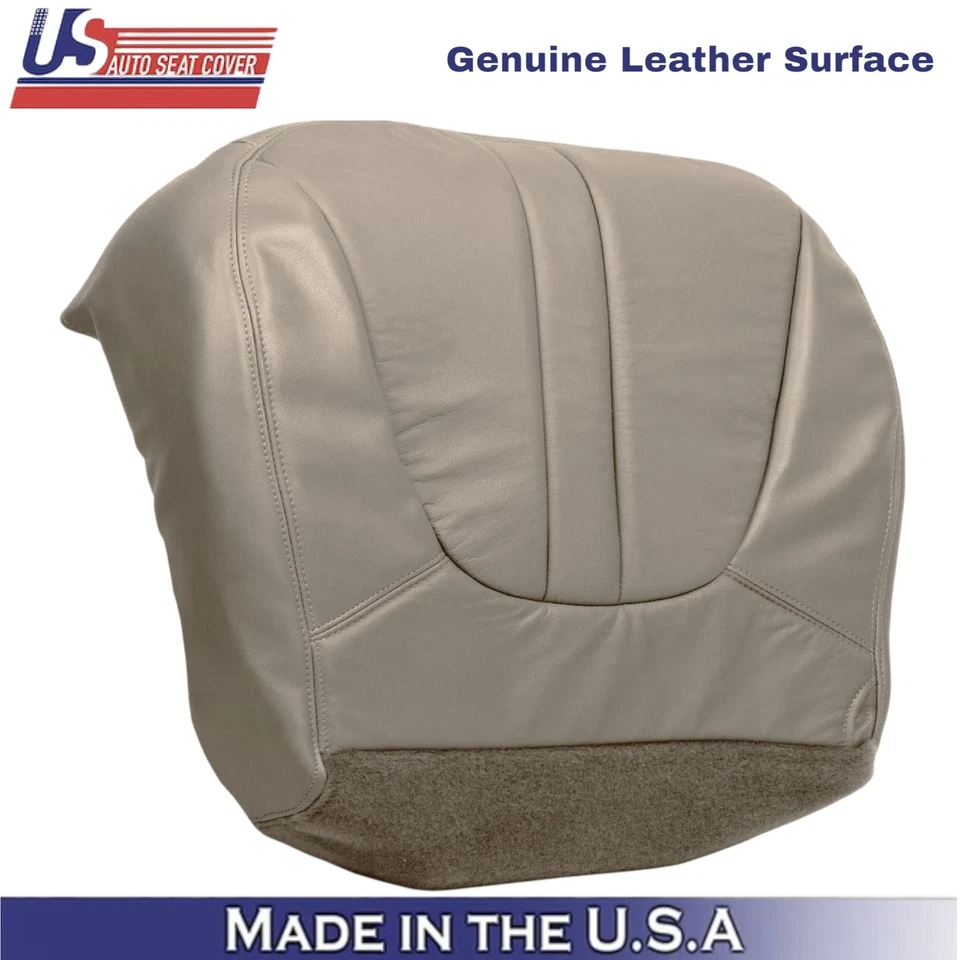 Кожаный чехол на нижнее сиденье водителя для Ford Expedition Eddie Bauer 2000-2002 годов выпуска желтовато-коричневый - Изображение 2 из 4