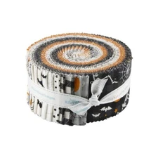 Jelly Roll 2.5" Strips 40pc Riley Blake "Bad To The Bone" Halloween