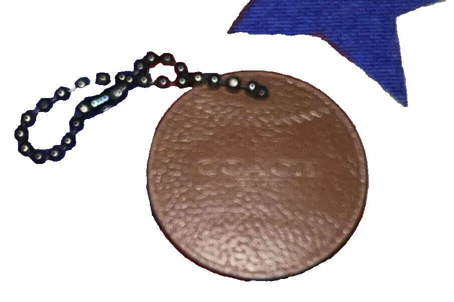 Deportes de cuero Coach llaveros, anillos y estuches para hombres