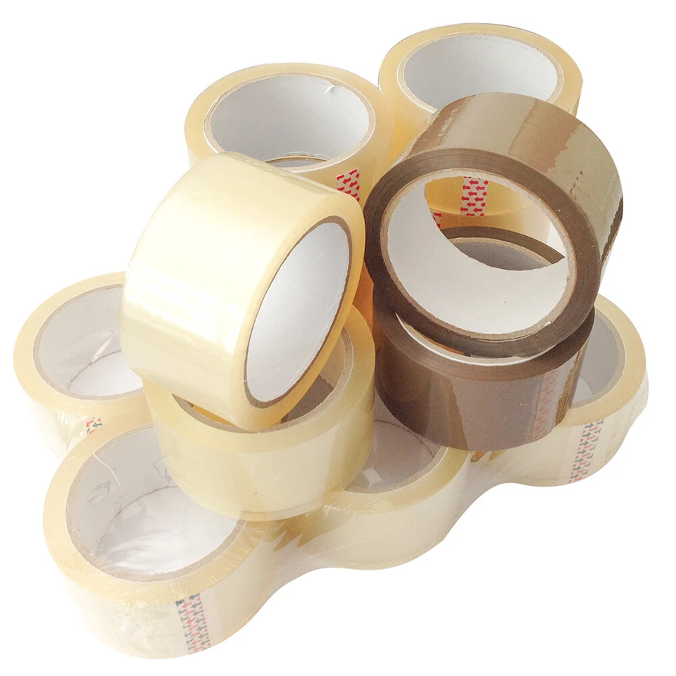 SMARTBOX PRO GMBH 1-2592 Rollen Klebeband LEISE 50 mm x 66 m LOW NOISE PP Packband Paketband