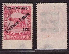 Fiume 1922, 10 C.Costituente Fiumana Non Encoche en Bas D'Occasion -BC63