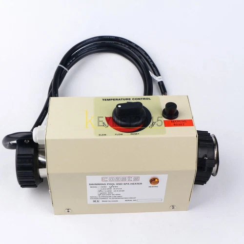 Mechanical Tool 3kw Swimming Pool Heater Hot Tub Electric Water