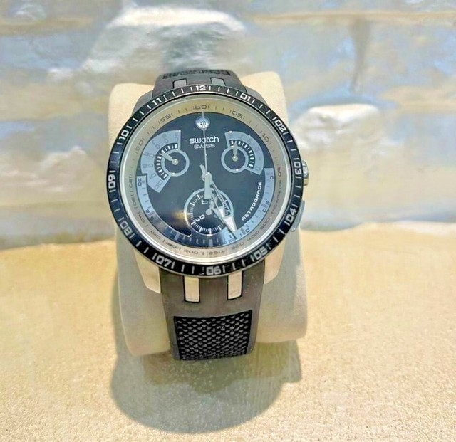 swatch retrograde chronograph