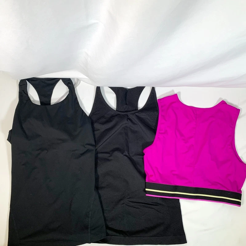 fabletics athleisure gym workout set of 3 tank-top