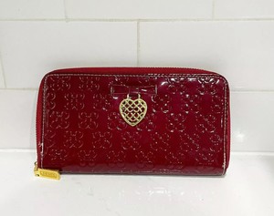 coach patent leather wallet