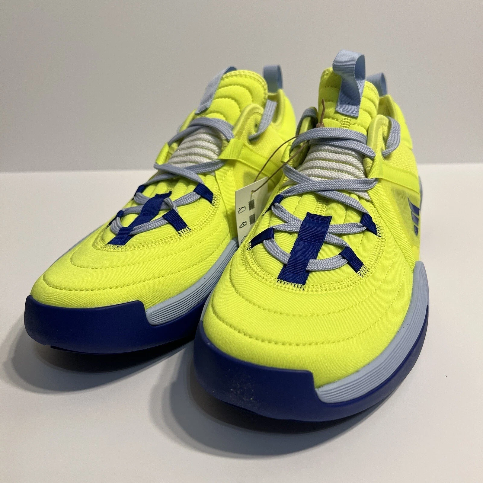 Palla da tennis gialla blu Adidas Basketball SM Exhibit taglia 13 nuova con scatola