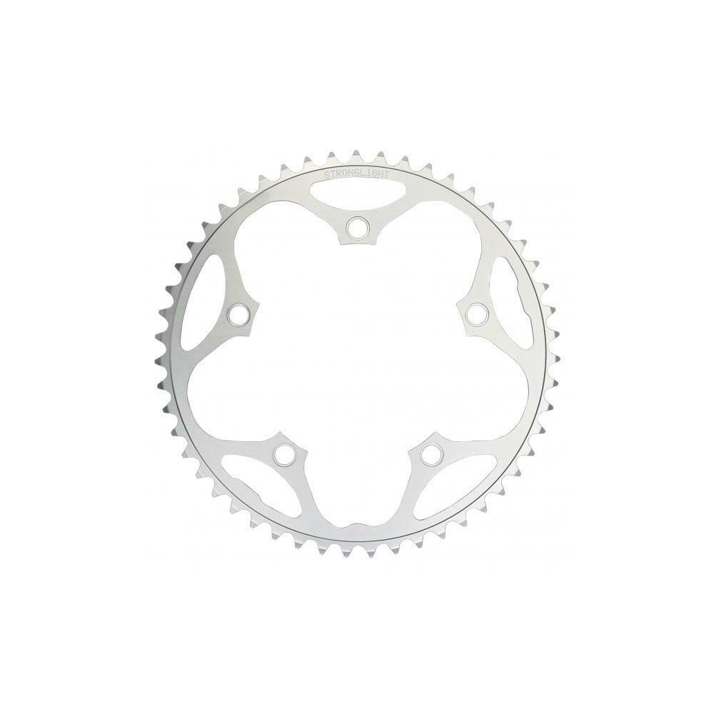 Stronglight 50T 130 BCD Road Chainring Silver 9/10 Speed Dural 5083 Alloy