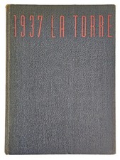 1937 La Torre SJSU Yearbook San Jose State University Spartan California Vintage