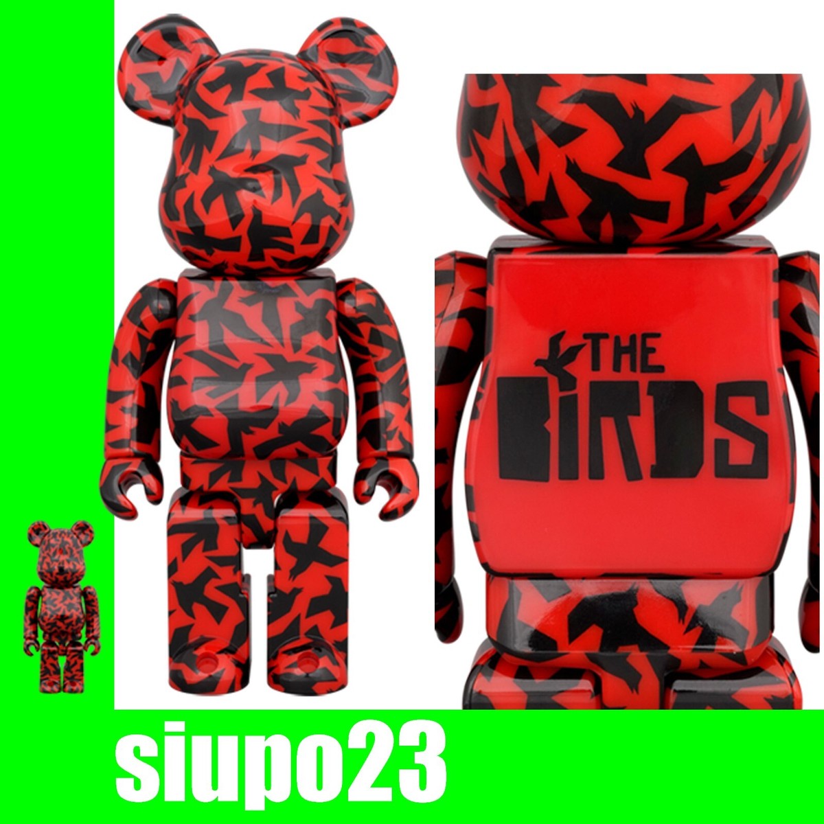 MEDICOM TOY - BE@RBRICK THE BIRDS 100％ &amp; 400％ medicom Amazon.com: Medicom The Birds 100% & 400% Be@rbrick Figure