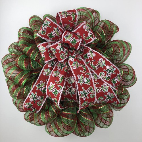 Christmas Wreath For Front Door 20x20x6 Holiday Decor Wall Hanger Bubble Wreath - Picture 3 of 6