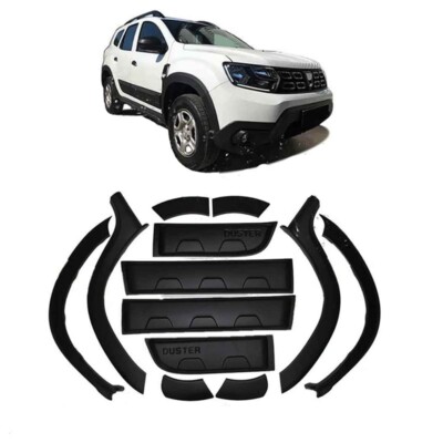 FOR DACIA DUSTER RENAULT FENDER FLARES SIDE MOULDING KIT FULL SET 2018-2023