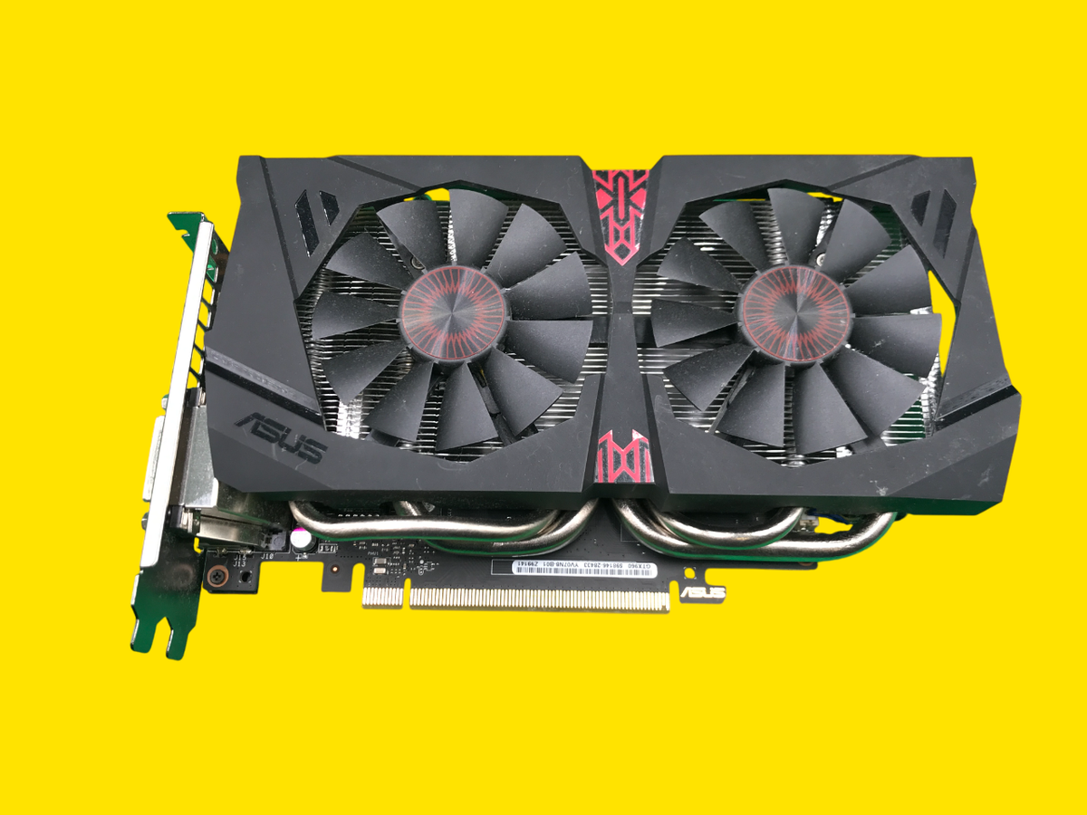 ASUS NVIDIA GeForce GTX 960 STRIX-GTX960-DC2OC-4GD5 4GB GDDR5, Used, DAMAGED