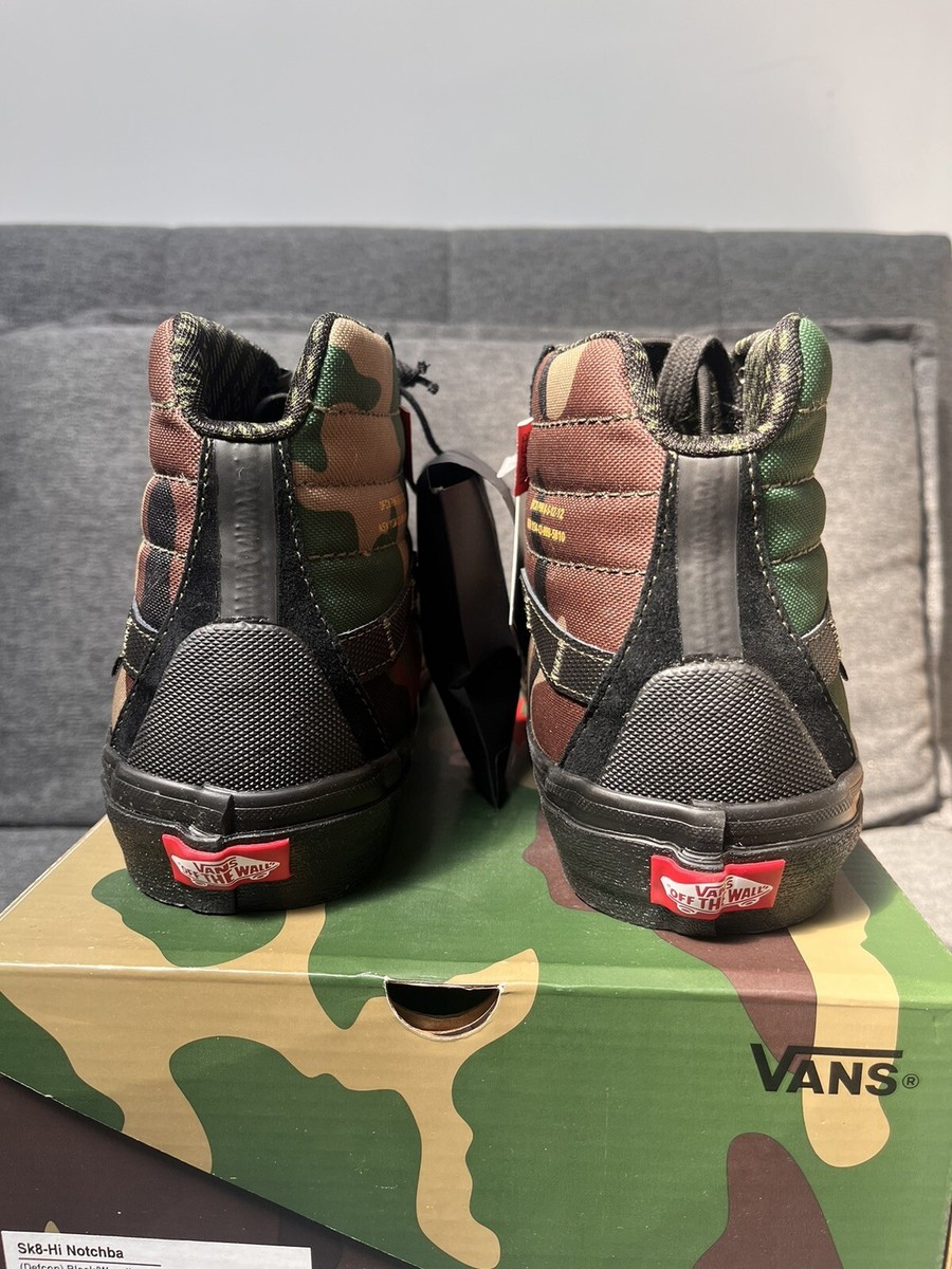 DEFCON Vans Sk8-Hi Notchback GORE-TEX Woodland UK US