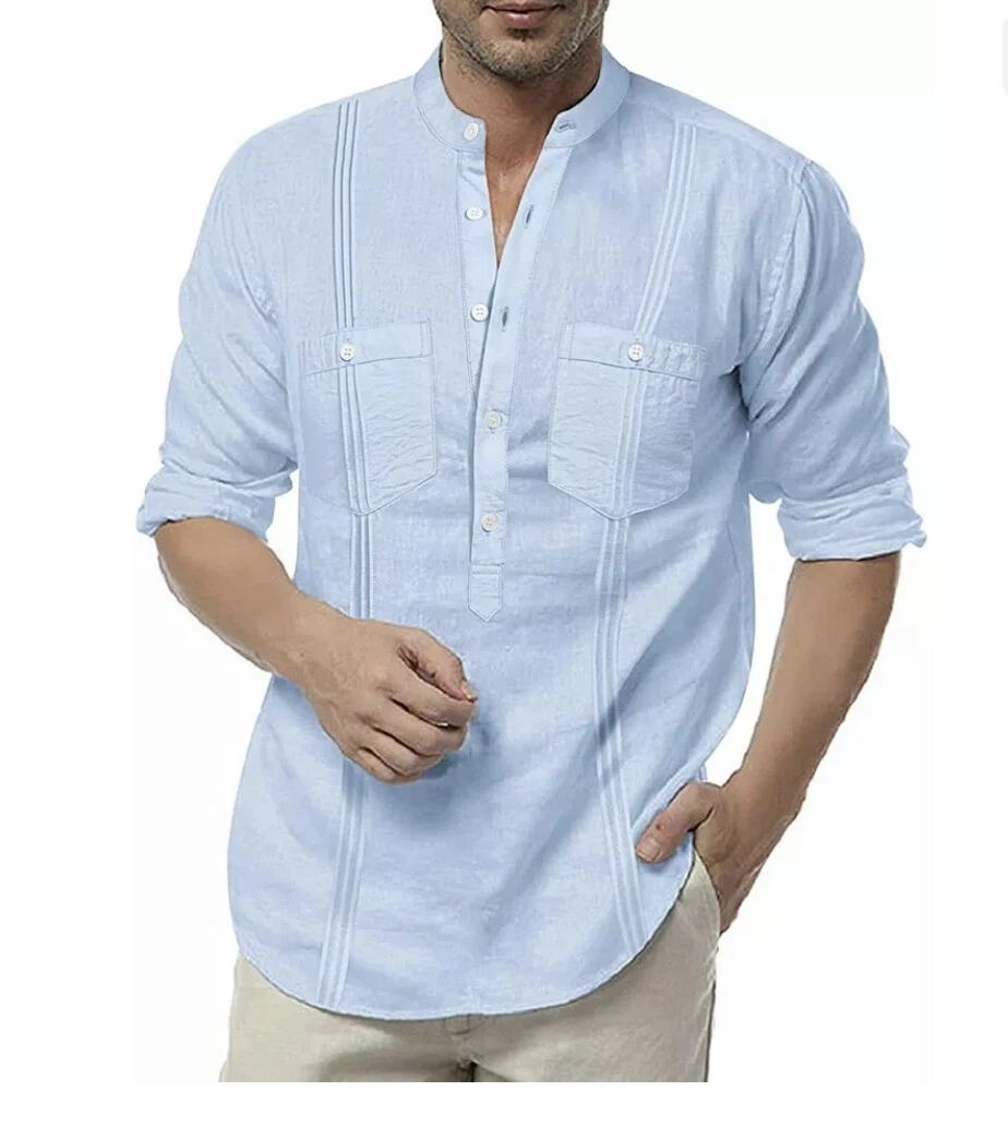 Camisa henley hombre sale