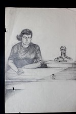 DDR Maler Professor Peuker Wolfgang Bleistift Zeichnung Original  Studien