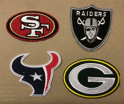 Konvolut Nr.4 Patches - gestickter Aufnäher und Thermo aufwendbar - TEAM NFL