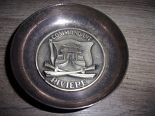Coupelle argentée " Contre-torpilleurs Commandant RIVIERE"- Marine Nationale