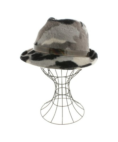 PHILIP TREACY Hats GrayxBeige 