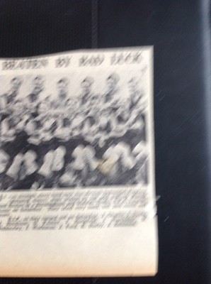 G2-1 Ephemera 1953 Picture British Industrial Plastics Football Team Challis
