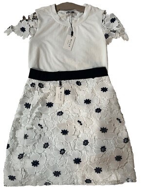 NEW MILLY Minis 3D Poppy Floral Lace Set Size 14 Junior | eBay