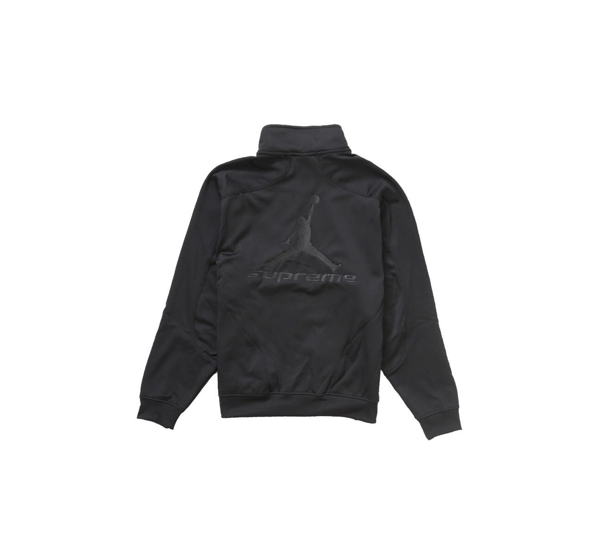 In-Hand Supreme Jordan Tricot Track Jacket Black Size: XXL In-Hand Supreme Jordan Tricot Track Jacket Black Size: XXL