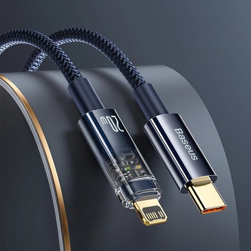 Baseus Auto Smart Power-Off PD 20W USB C Fast Charger Cable For iPhone 14 13 12 - 第 25/25 張圖片